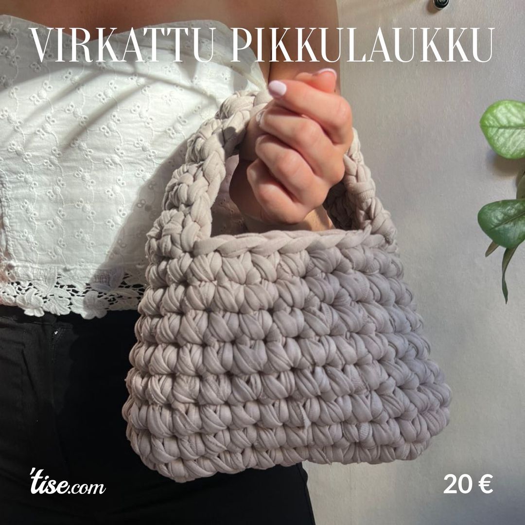 Virkattu pikkulaukku