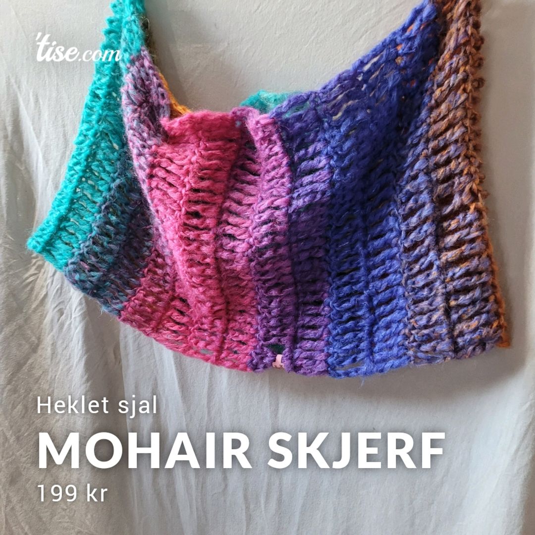 Mohair Skjerf