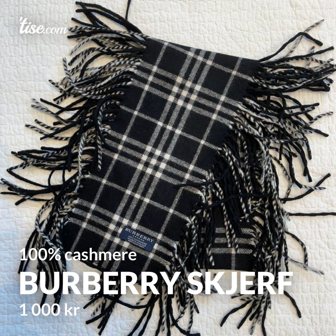 Burberry skjerf