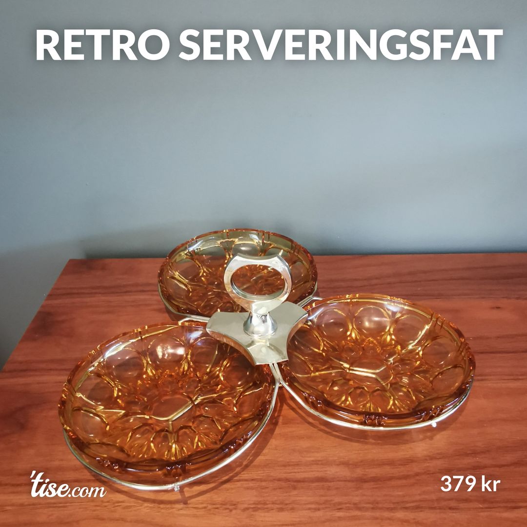 Retro serveringsfat