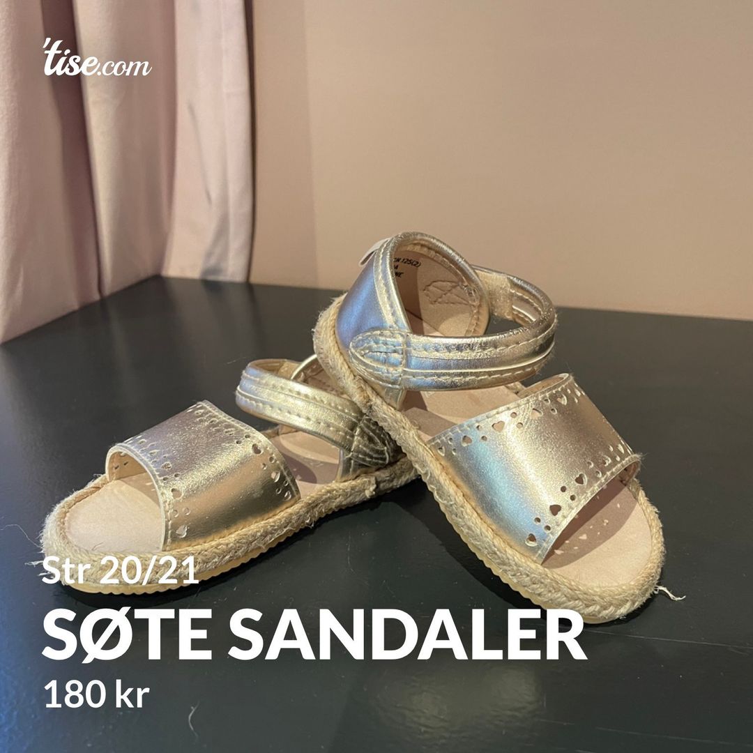 Søte sandaler