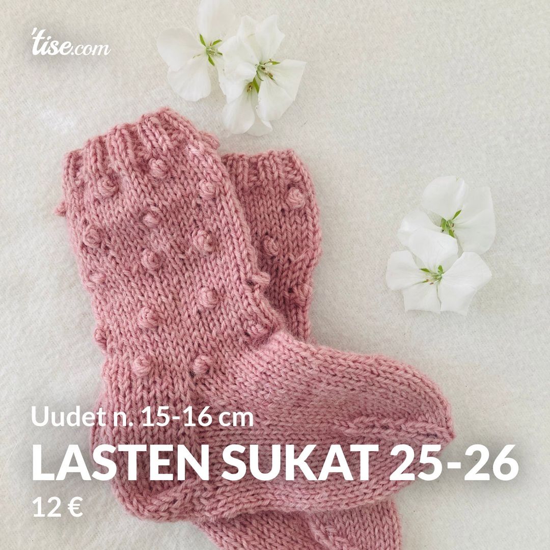 Lasten sukat 25-26