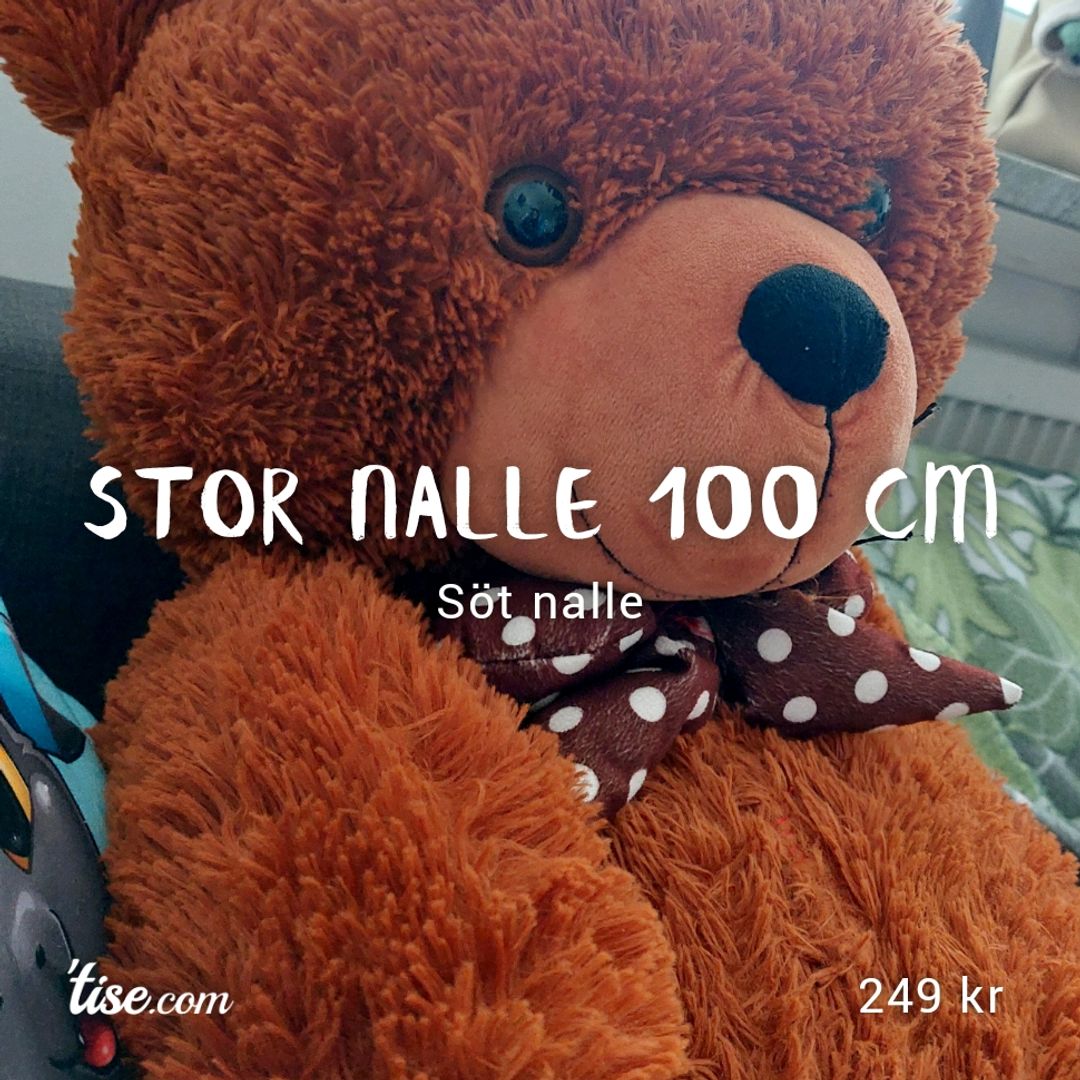 Stor nalle 100 cm