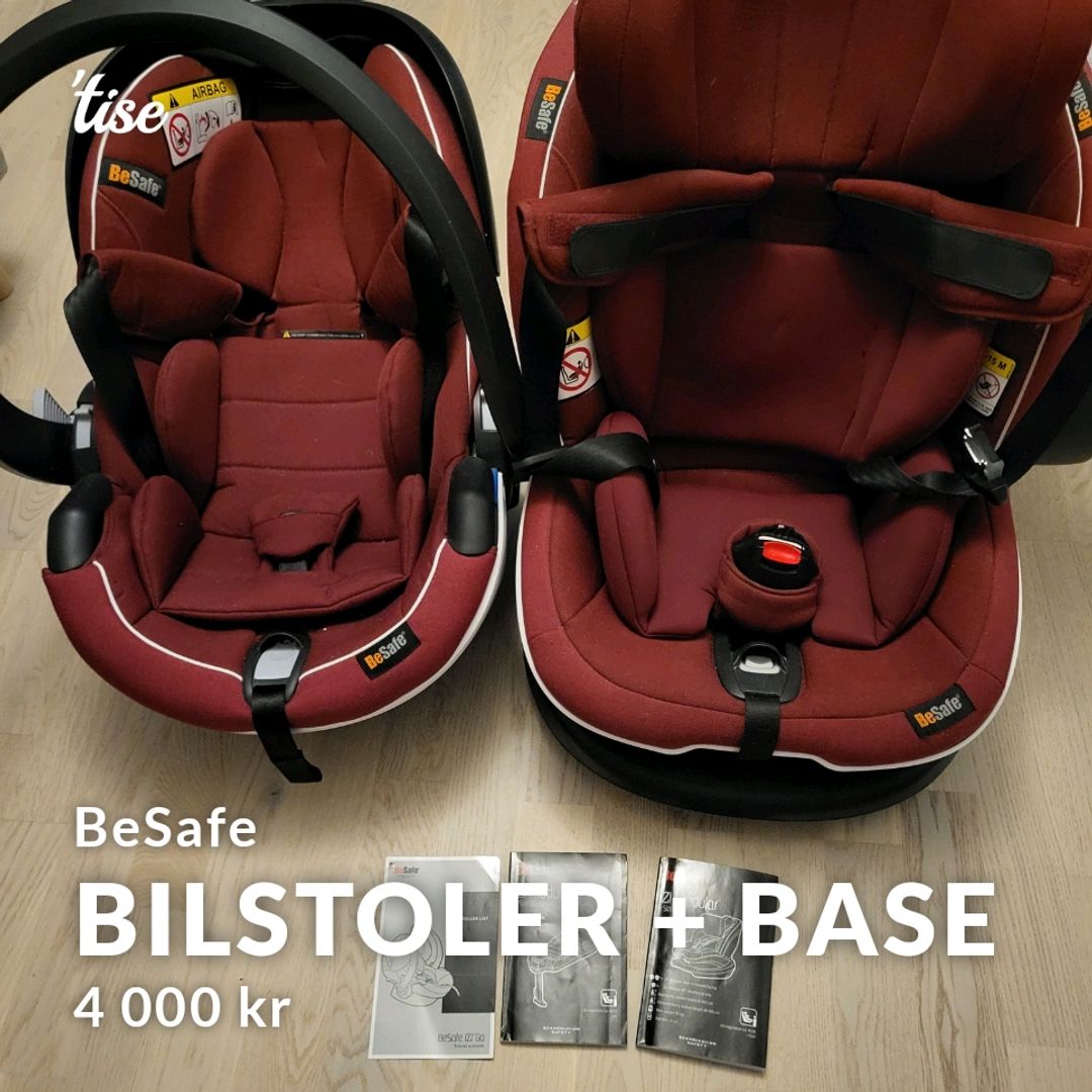 Bilstoler + base