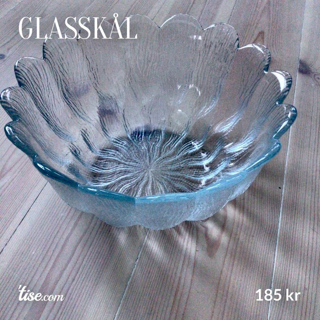 Glasskål