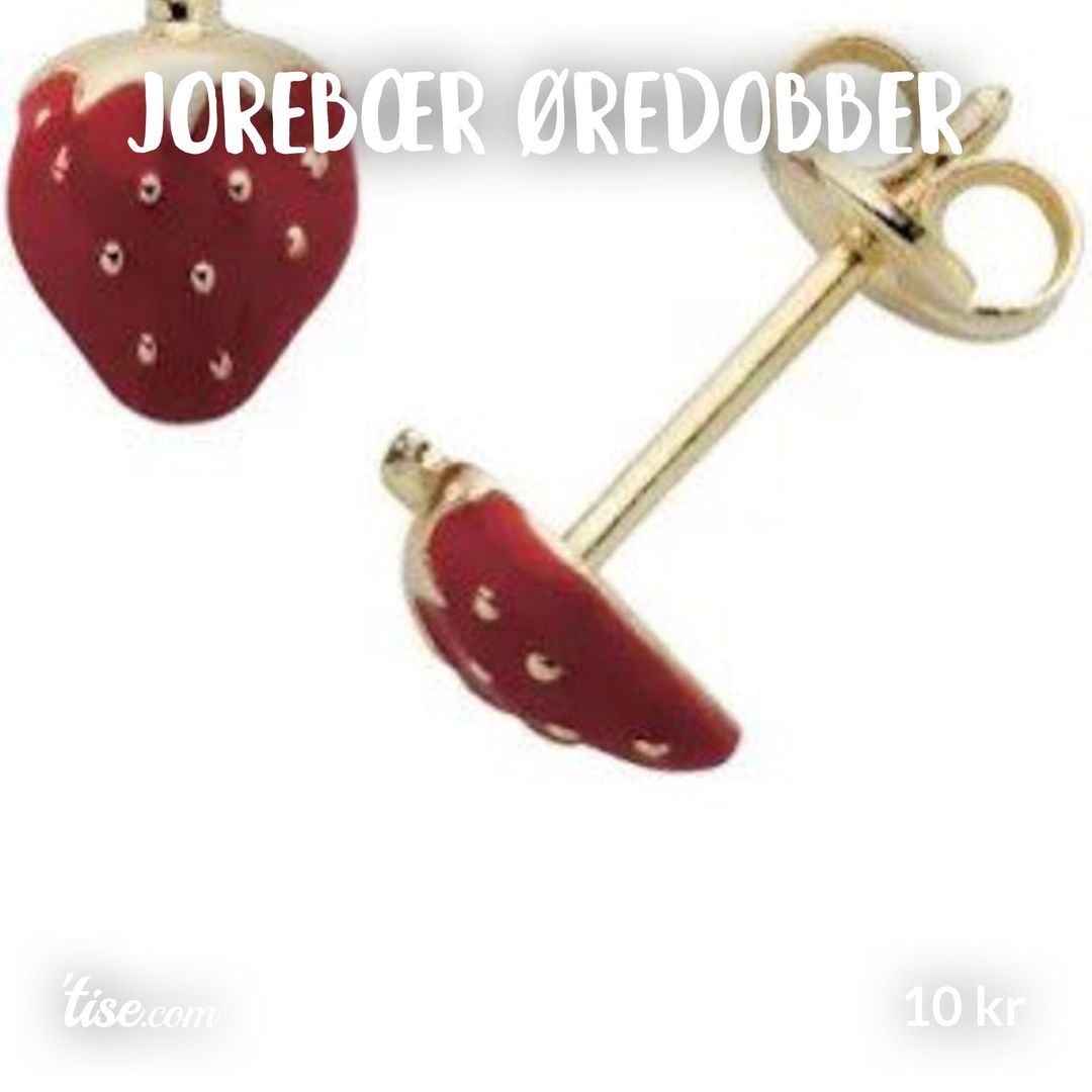 Jorebær øredobber