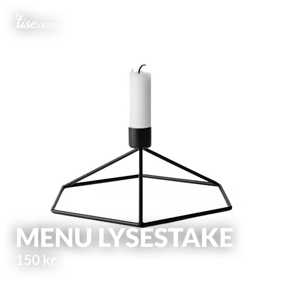 Menu lysestake