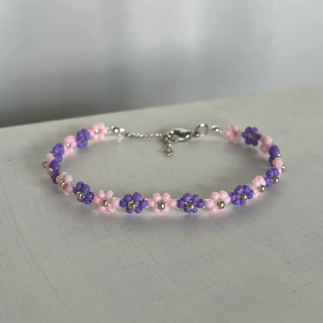 Blomster armbånd