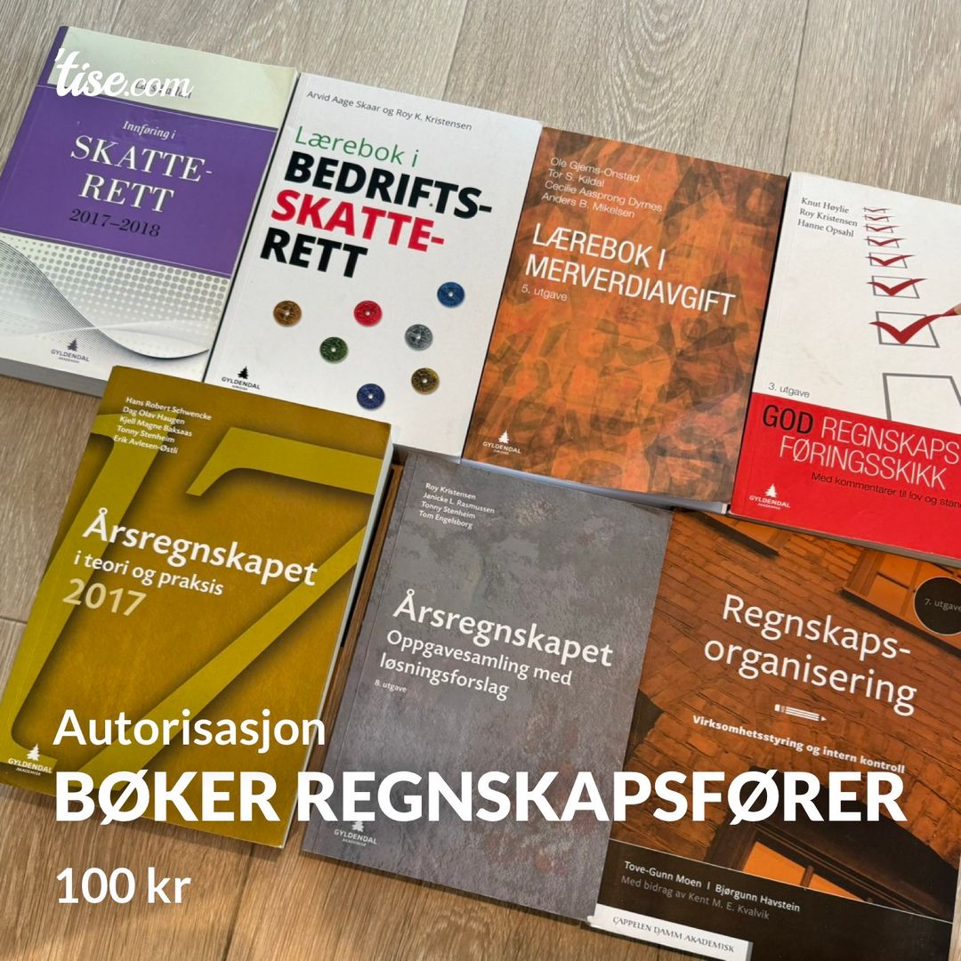 Bøker regnskapsfører