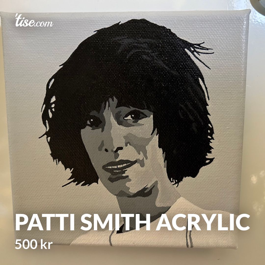 Patti Smith Acrylic