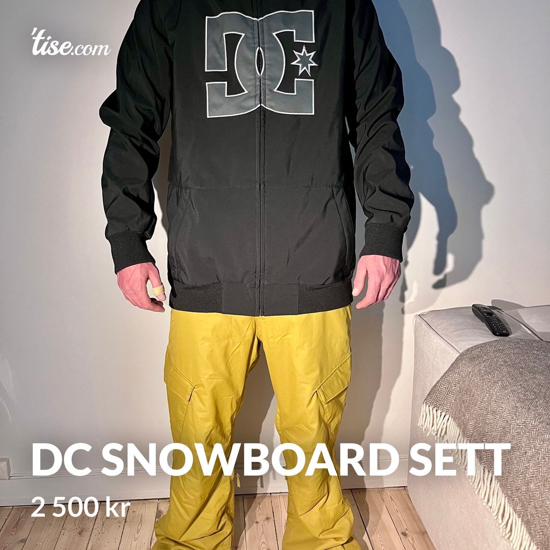 DC Snowboard sett