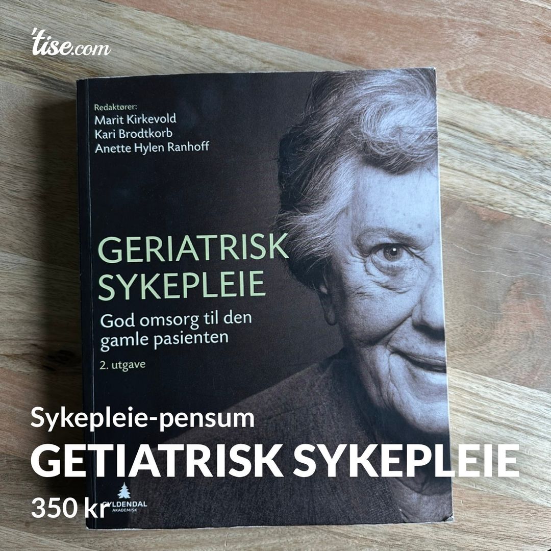 Getiatrisk sykepleie