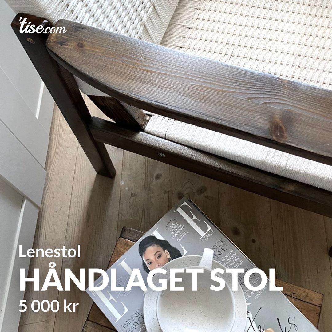 Håndlaget stol