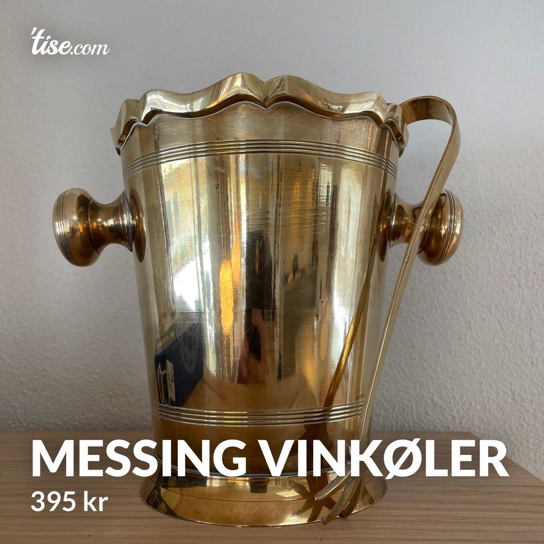 Messing vinkøler