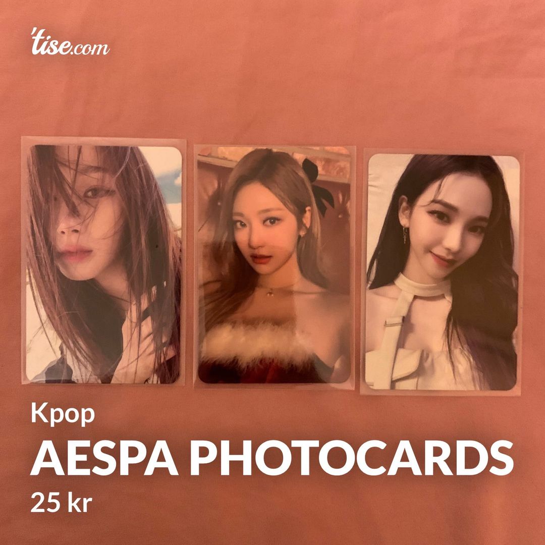 Aespa photocards