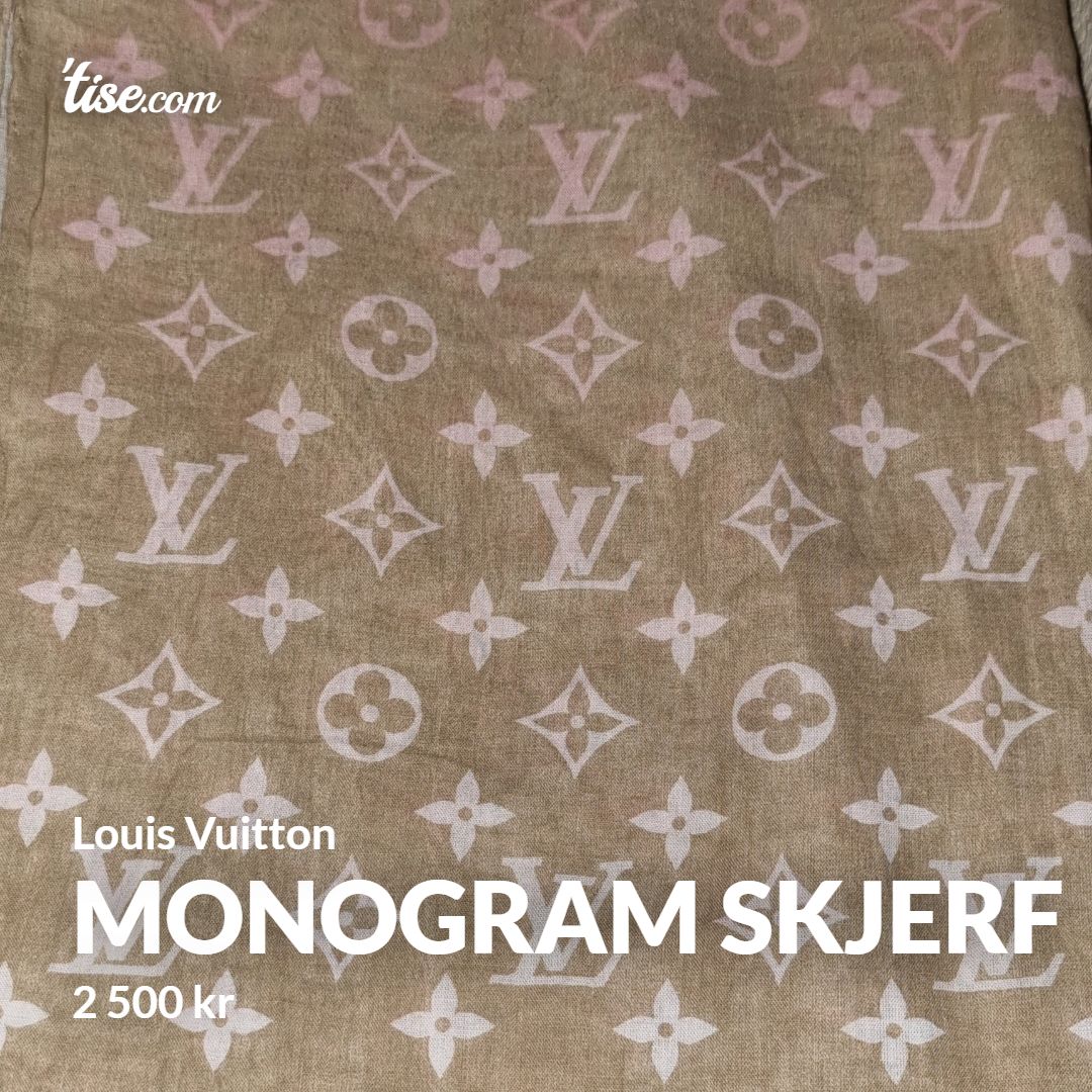 Monogram skjerf