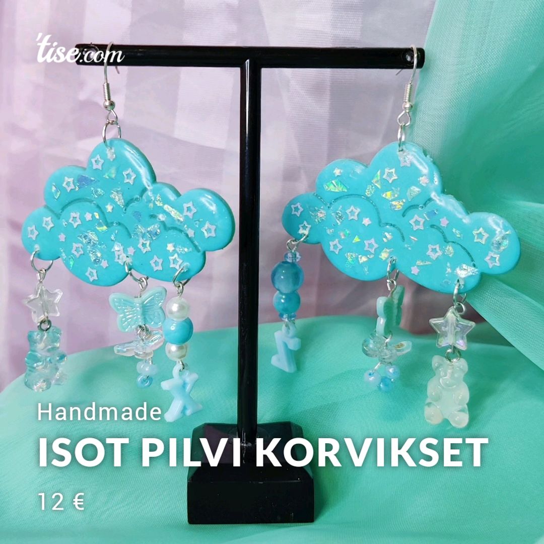 Isot Pilvi Korvikset