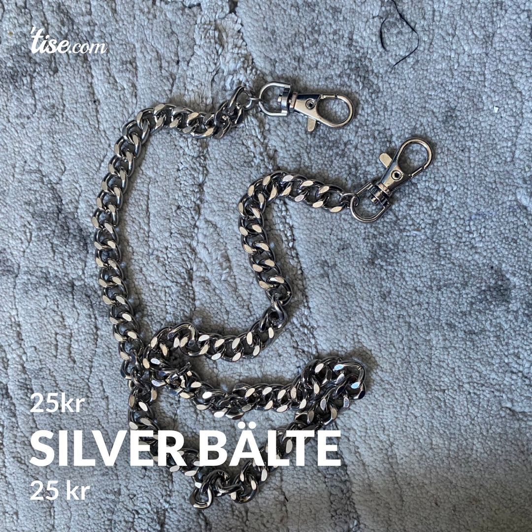 Silver bälte