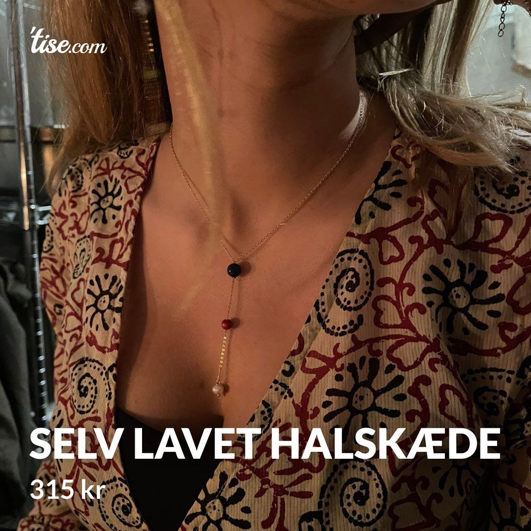 Selv lavet halskæde