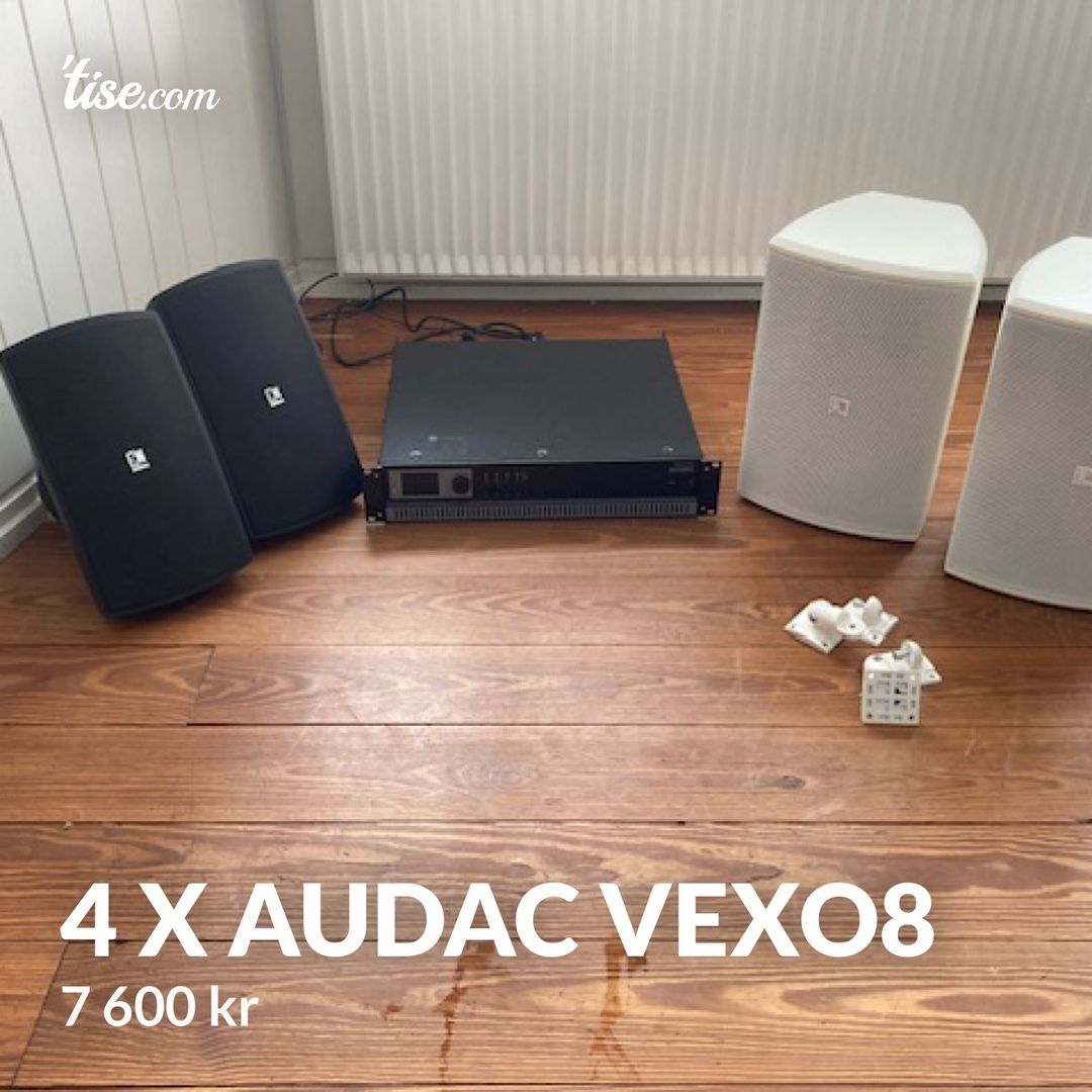 4 x Audac VEXO8