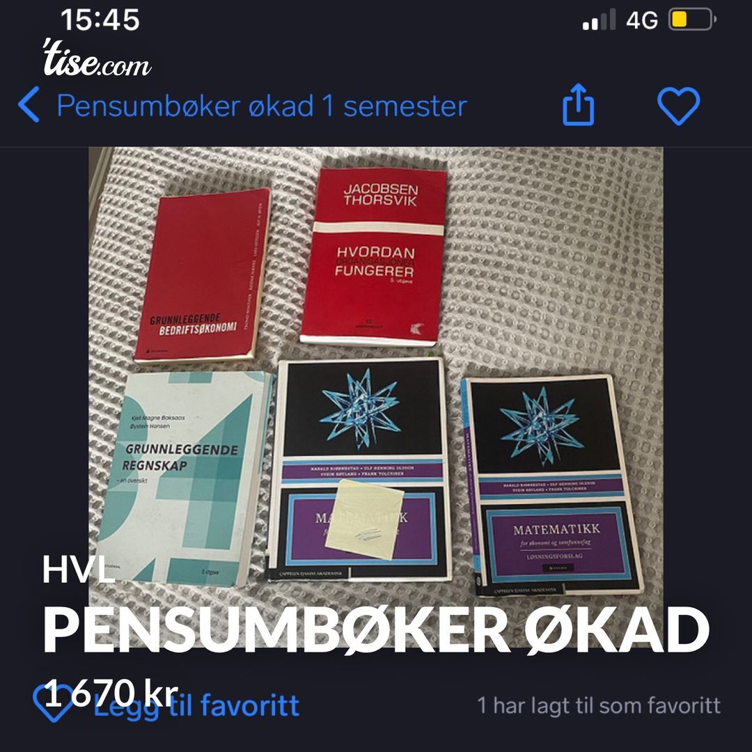 Pensumbøker økad