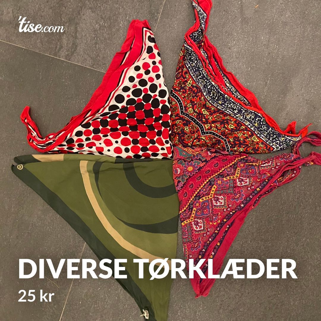 Diverse tørklæder