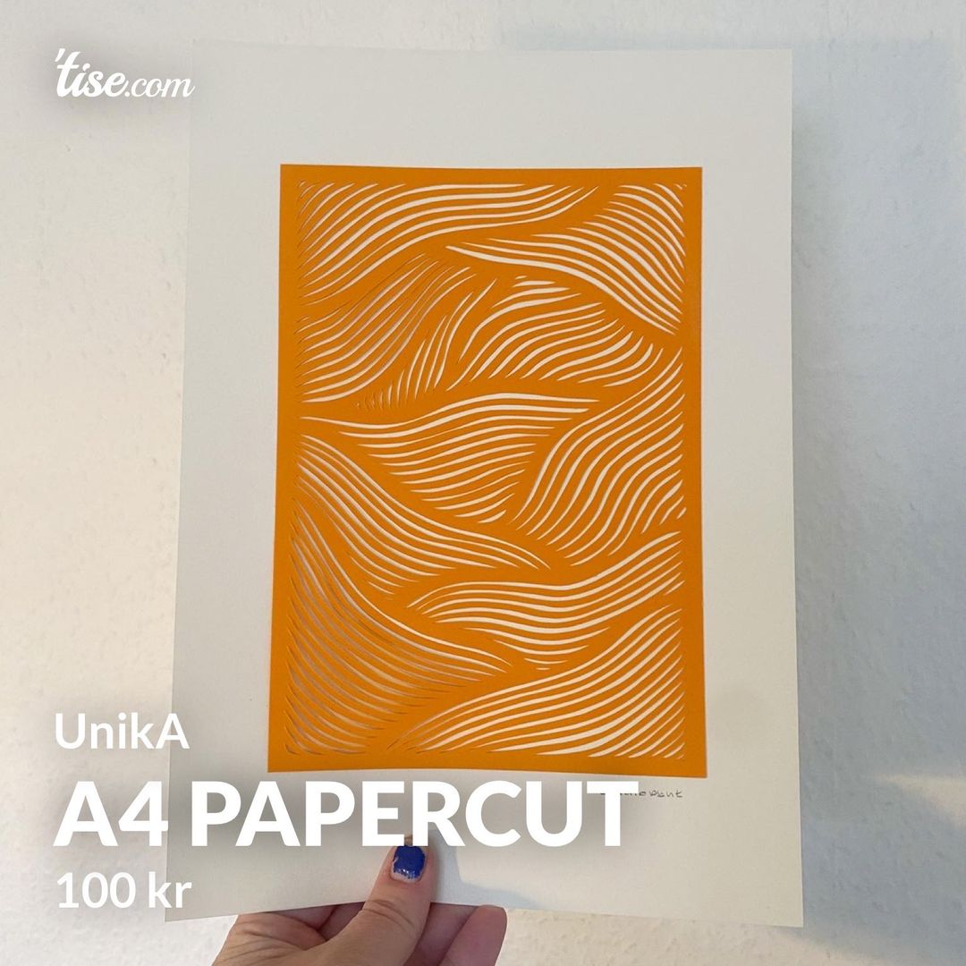 A4 papercut