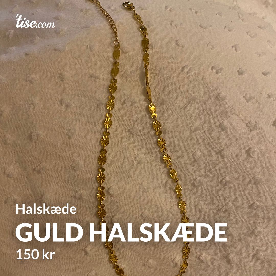 Guld halskæde