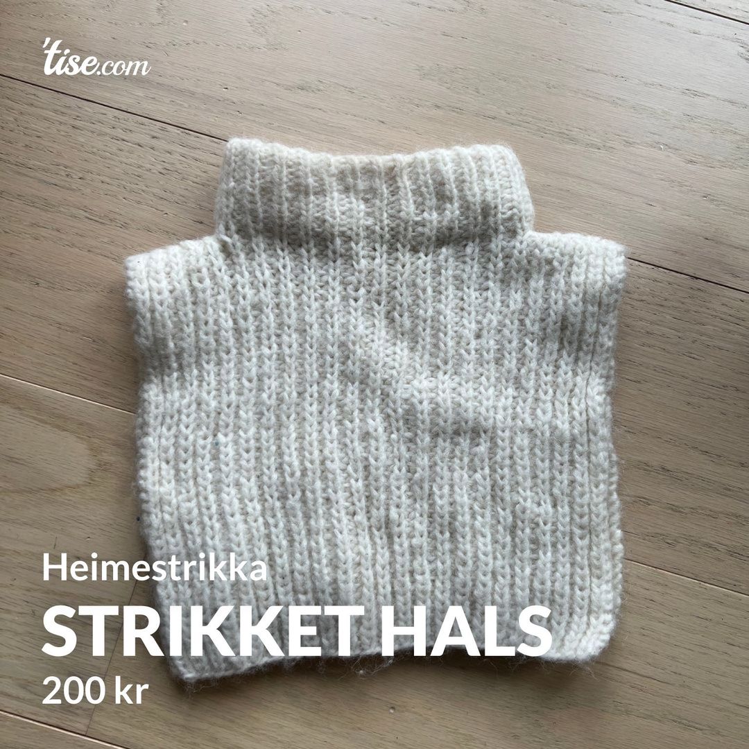 Strikket hals