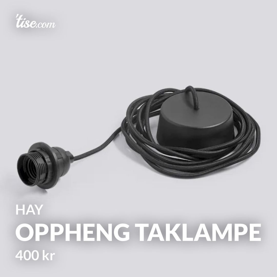 Oppheng taklampe