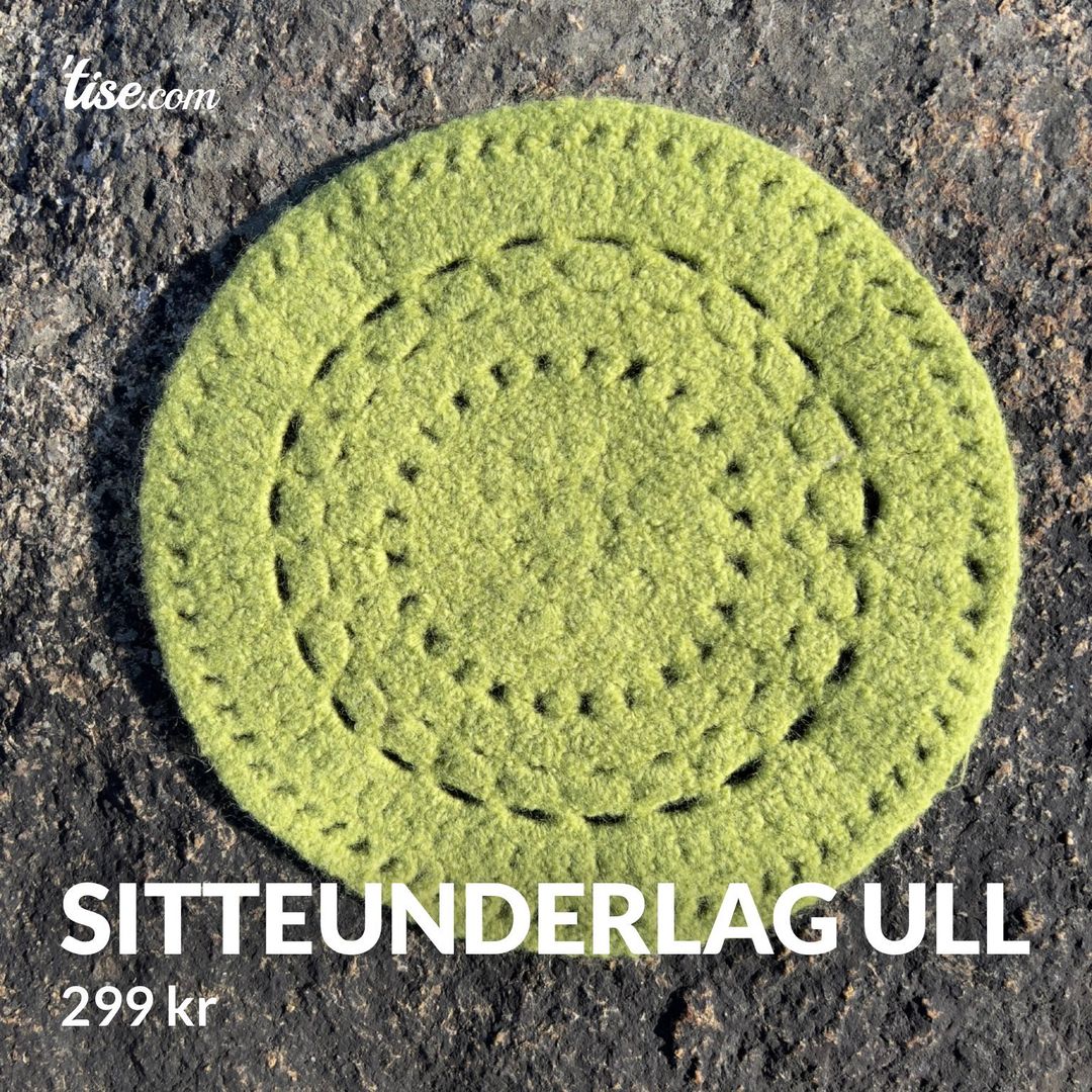 Sitteunderlag ull