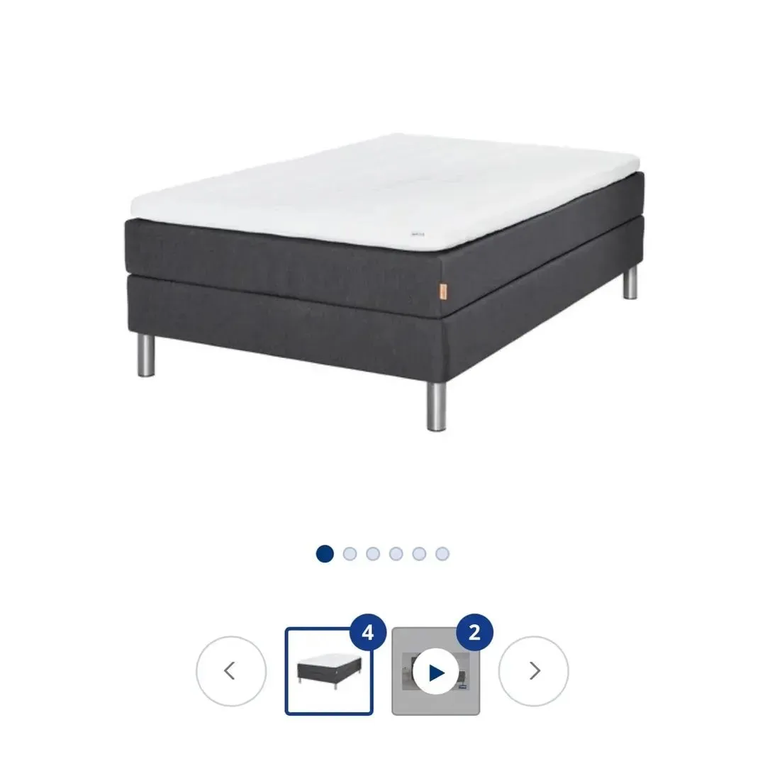 120cm seng til salgs