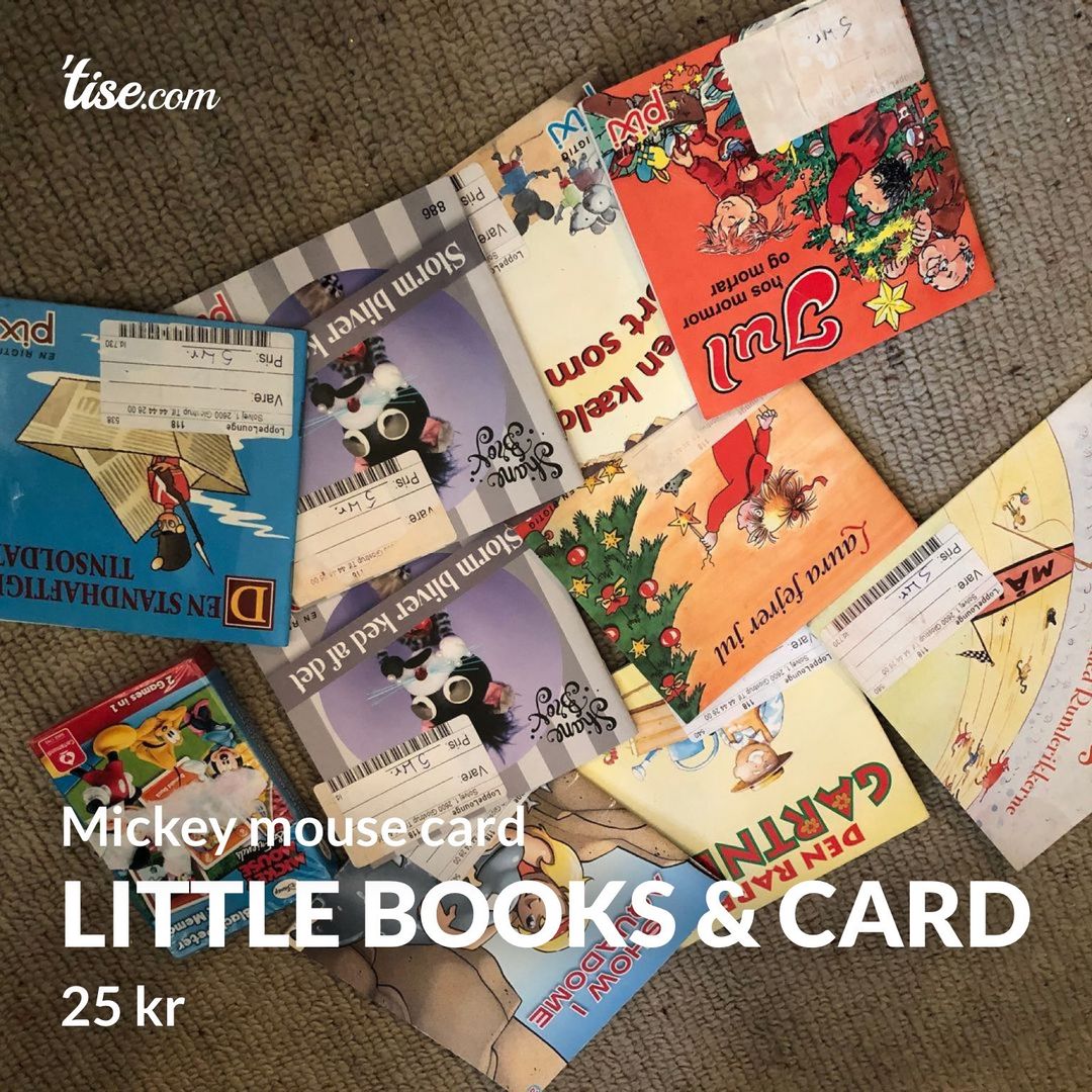 Little books  card