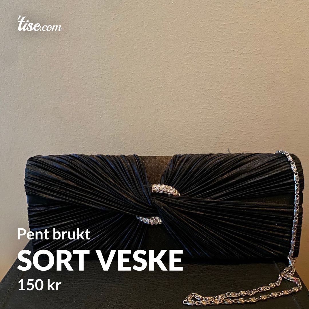 Sort veske