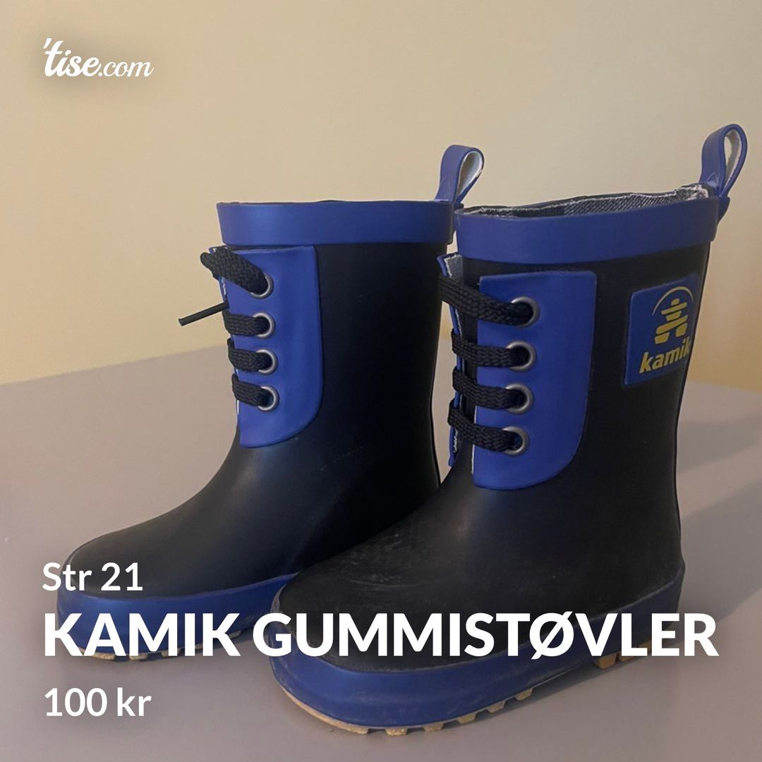 Kamik gummistøvler