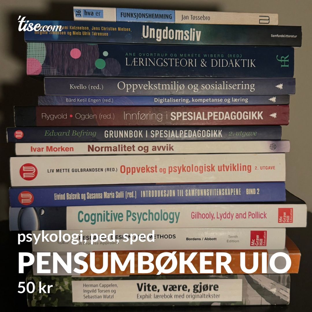 Pensumbøker UiO