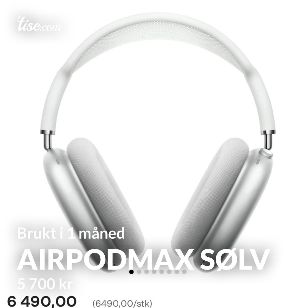 Airpodmax Sølv