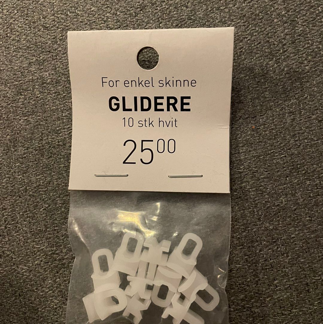 Glidere skinne