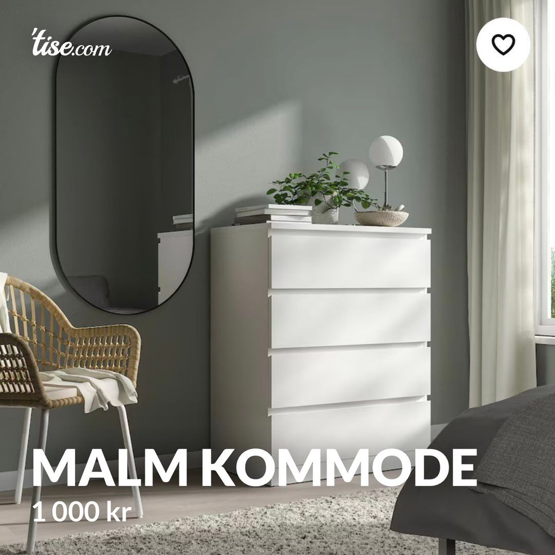 Malm kommode