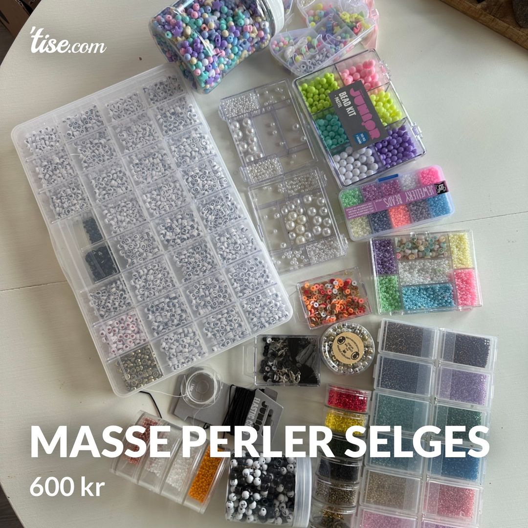 Masse perler selges