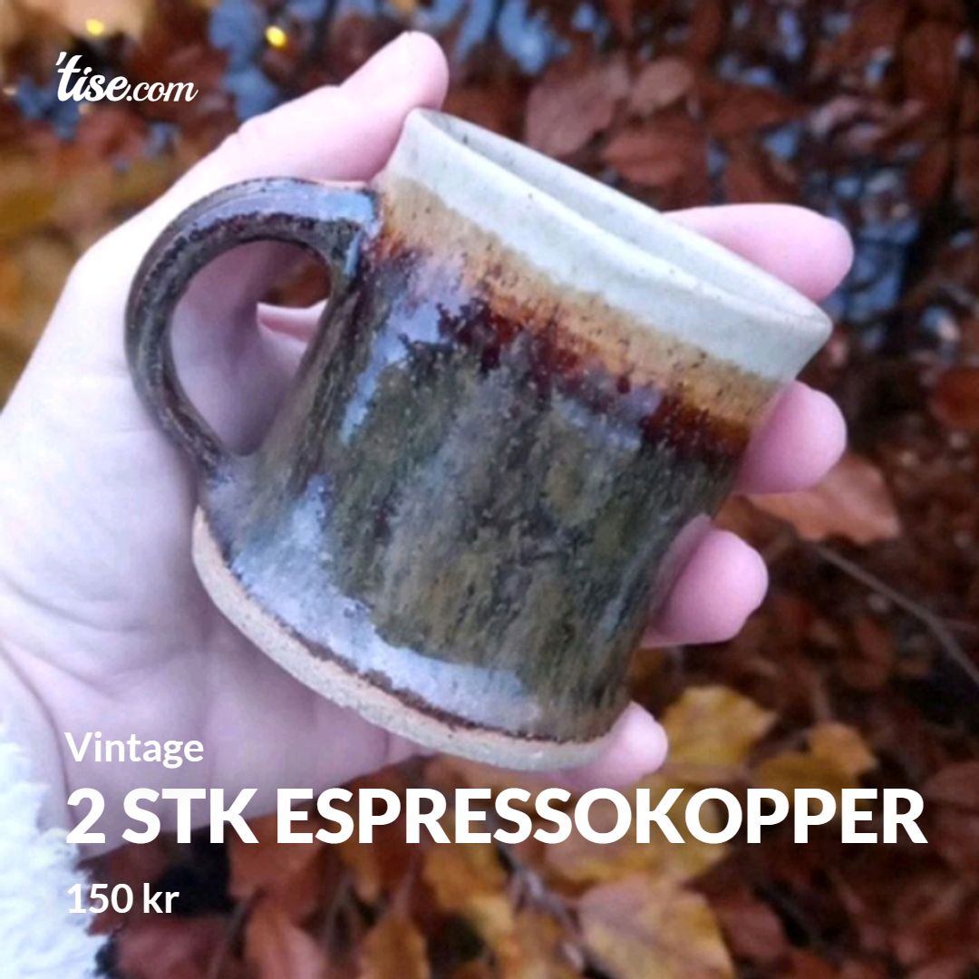 2 stk espressokopper