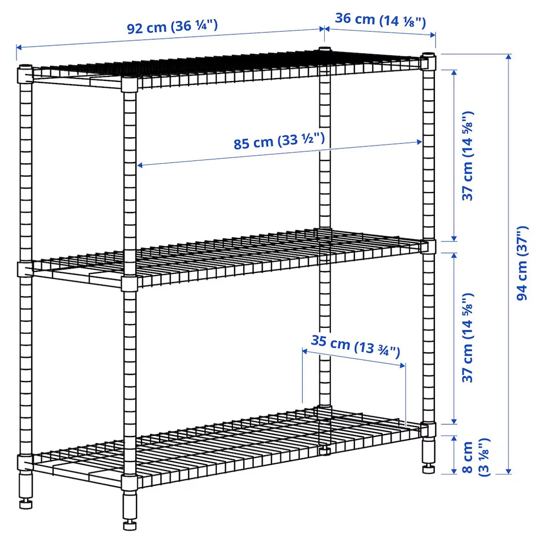 Ikea omar reol