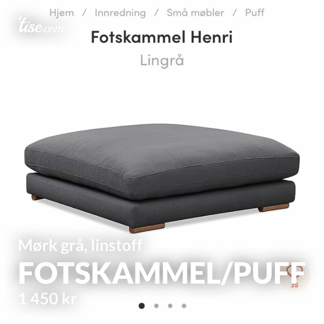 Fotskammel/puff