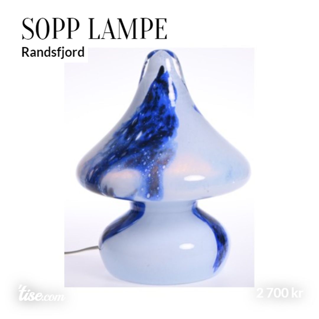 Sopp lampe