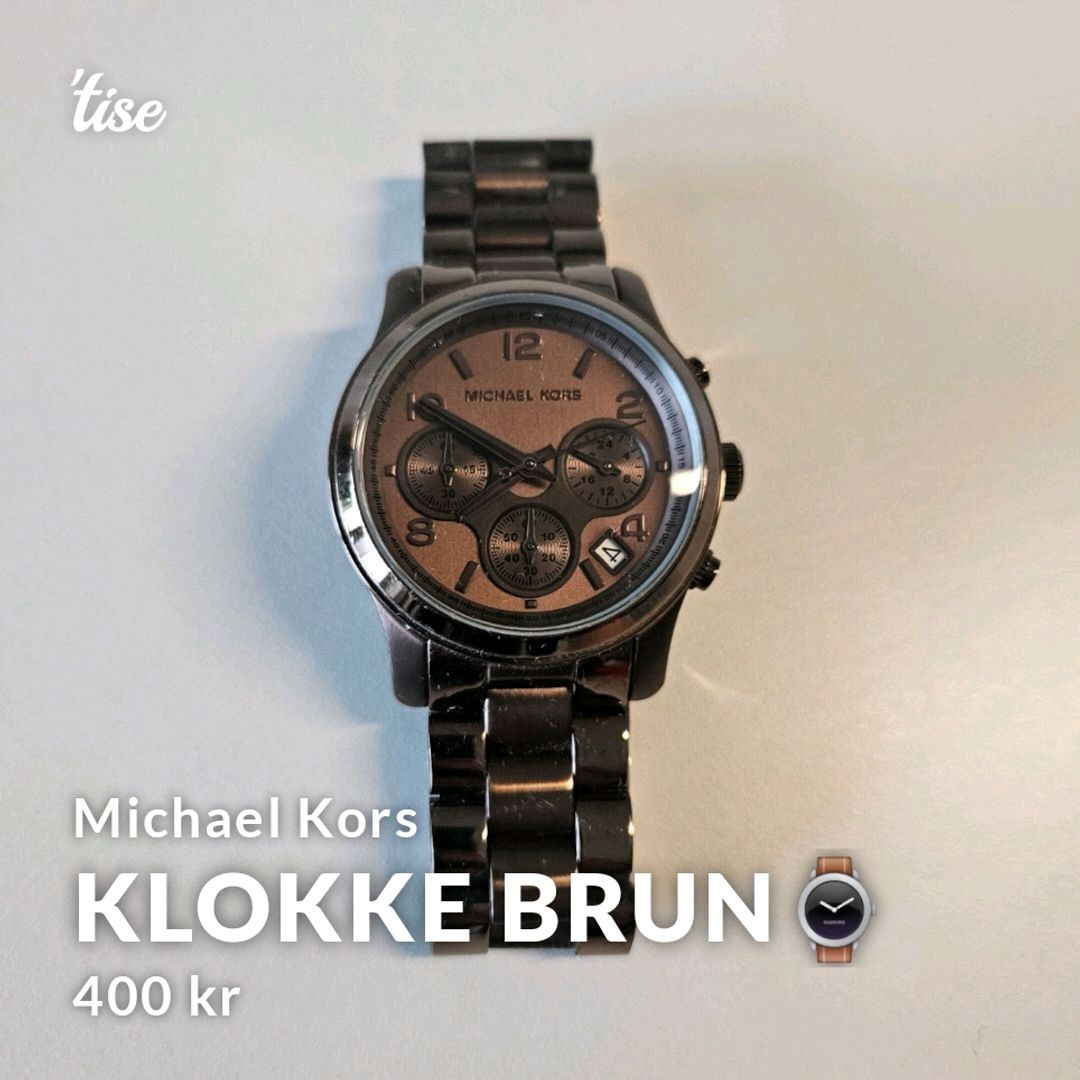 Klokke Brun⌚️