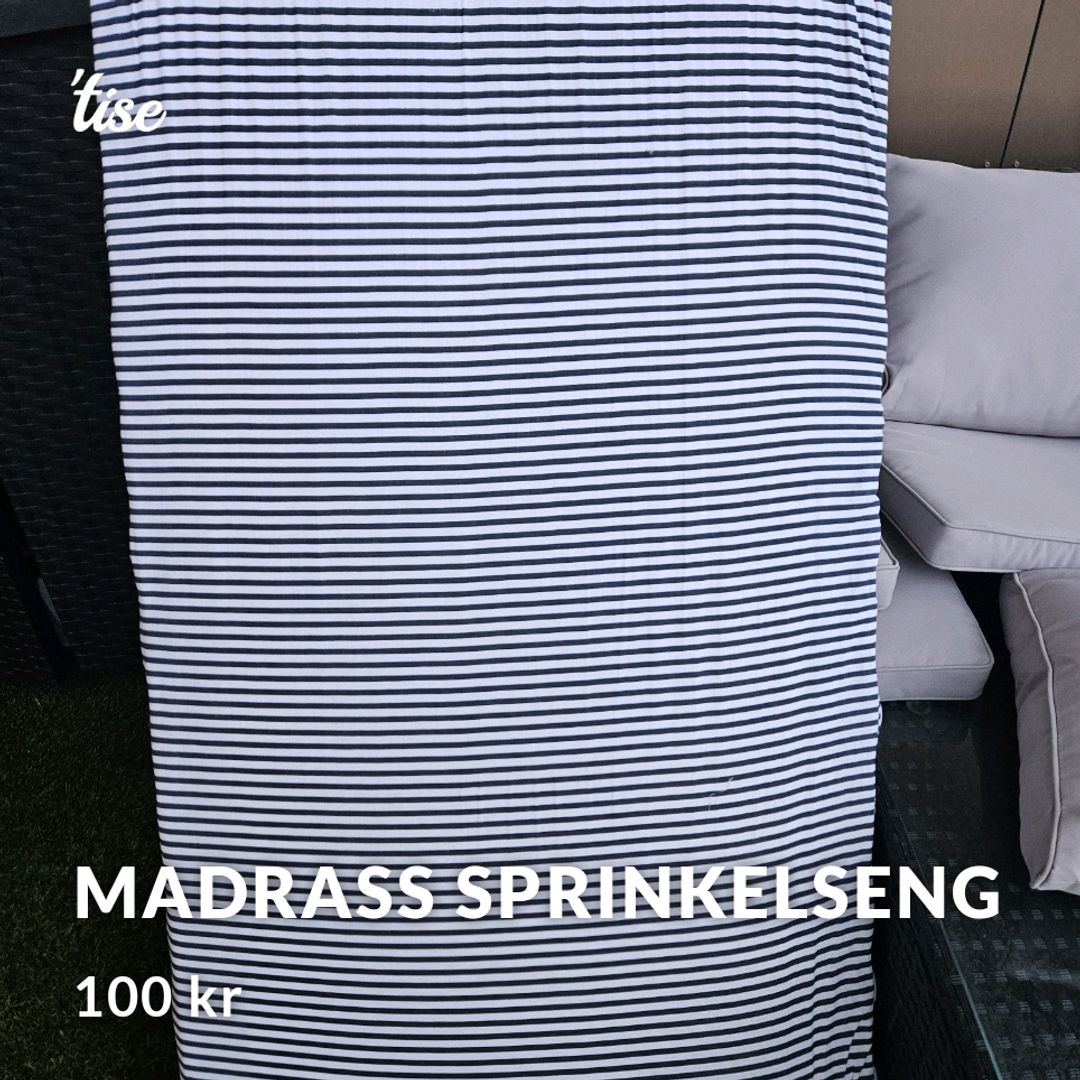 Madrass sprinkelseng