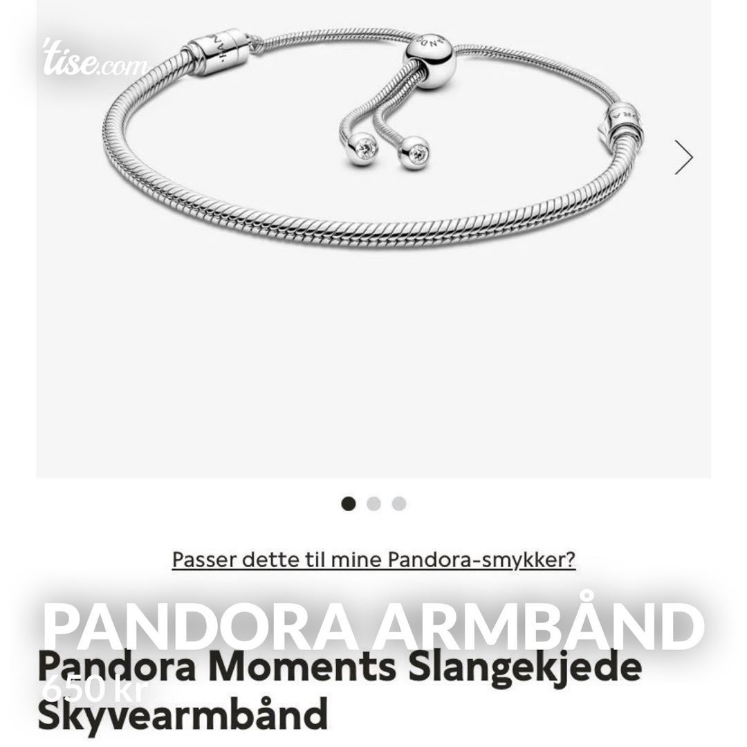 Pandora armbånd