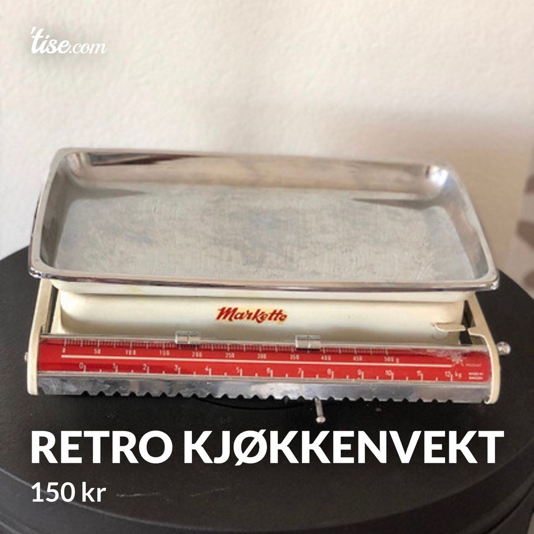 Retro kjøkkenvekt