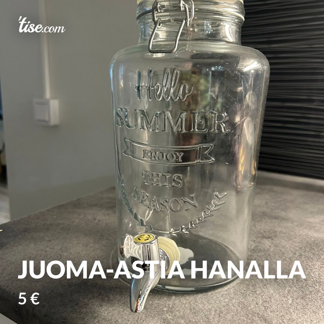 Juoma-astia hanalla