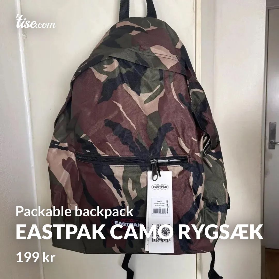 Eastpak camo rygsæk